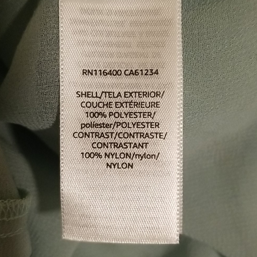 Mint colored sheer blouse - Picture 4 of 6